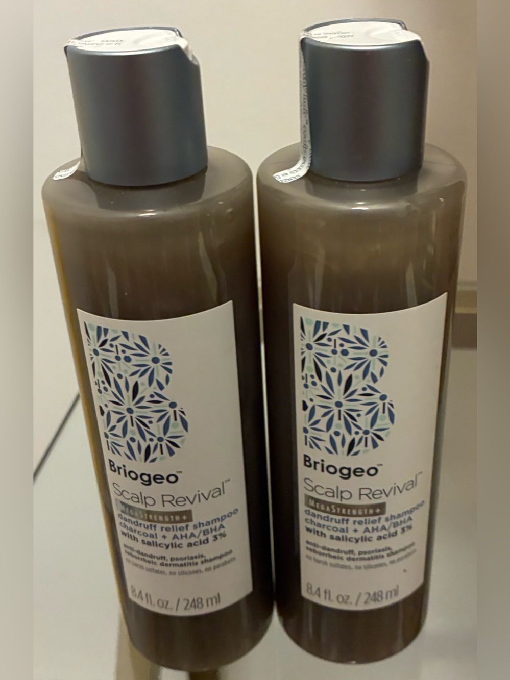 Scalp Relief MegaStrength Dandruff Relief Shampoo Bundle 2 x 8oz NEW